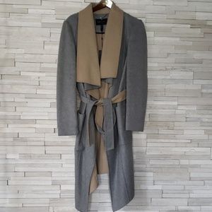 BCBG Grey Wool Coat NWT